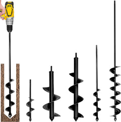 2"x32" Auger Drill Bit for Planting, Garden Auger for Planting Bulbs with Drill for 3/8" Hex Drive