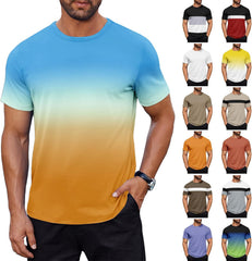 12 Pack Men's Cotton T-Shirts Mixed Color Casual Shirts Summer Trendy Classic Short Sleeve Tees