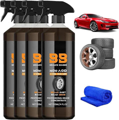 2025 Upgraded Bronze Bomber Wheel Cleaner, Tire Cleaner,- Safe on Chrome and All Wheel Finishes - Brake Dust, Dirt, Browning, Grease, and Grime Remover (US Stock) (2)