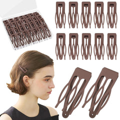 Snap Hair Clips, 5 Colors Hair Clips Metal Hair Barrettes Stocking Stuffers for Women Girls Hair Accessories Gift Christmas Gifts