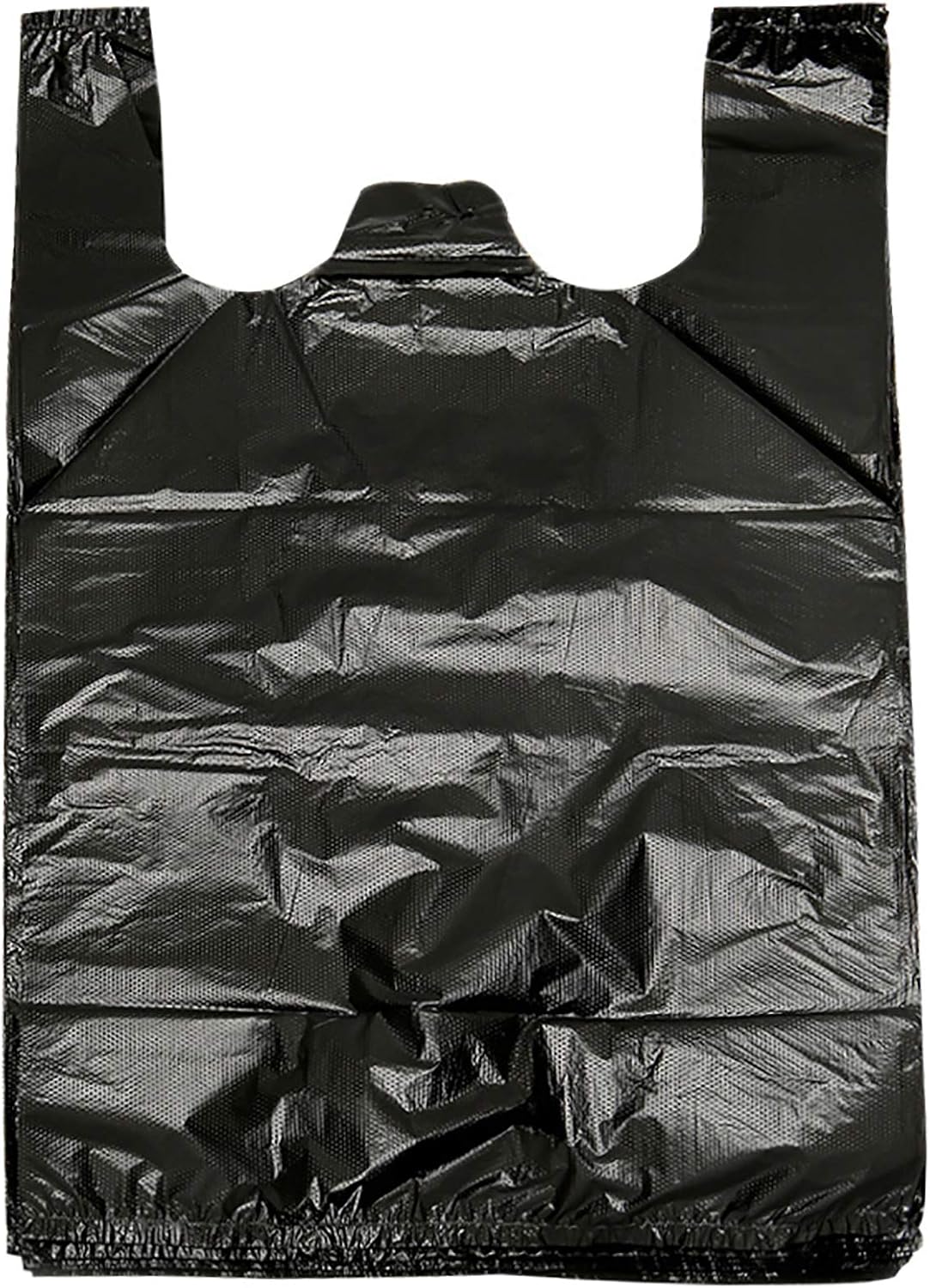 YYaaloa Plastic Bags T-shirt Bags 21x11.5inch (100 Count) with Handles for Small Business Grocery Shopping Restaurants Convenience Stores Unscented (100pcs)
