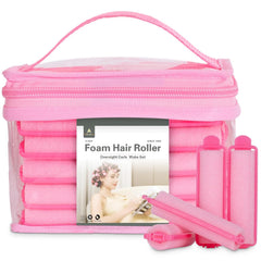 36 Pieces Foam Sponge Hair Rollers - Soft Hair Styling Curlers for Hair Curls (Black, Flexi Rod, 2.8x0.98inch)