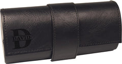 Vintage Personalized PU Leather Eyeglass Case Customizable with Name Sunglasses Holder Unisex Sunglasses