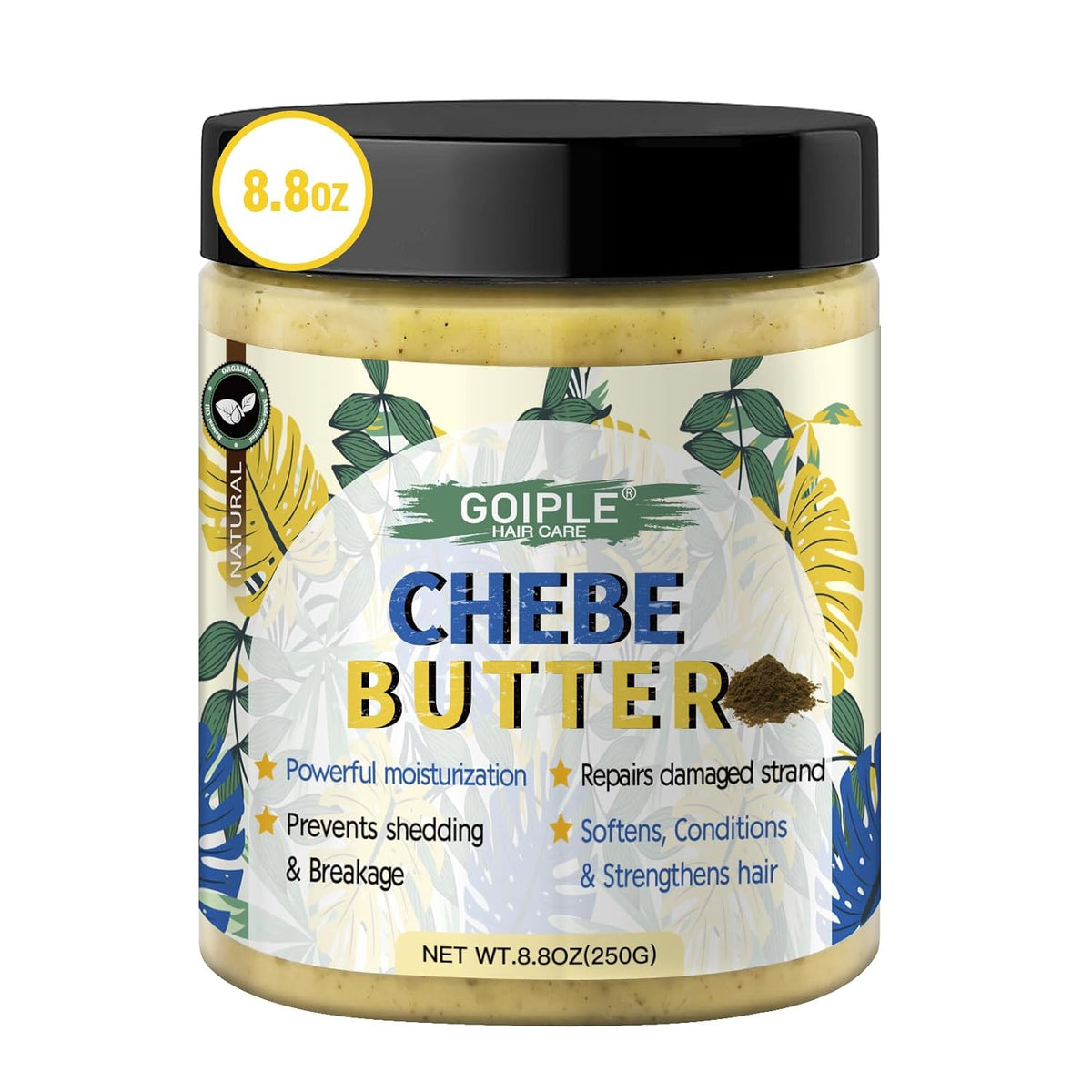8.8 oz Chebe Butter for Hair Growth, Thickening and Moisturization - Deep Conditioning Hair Butter Grease for Men and Women