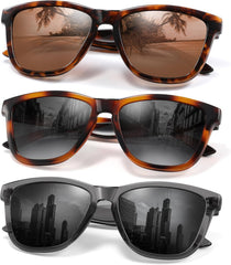 Polarized Sunglasses Womens Trendy Classic Retro Womens Sunglasses Men Driving Sun Glasses UV Protection