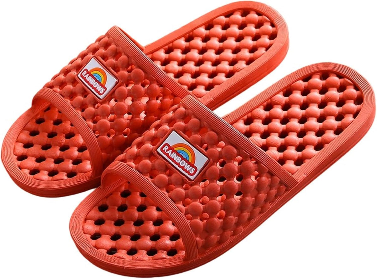 Shower Shoes Quick Dry Non-Slip Comfortable Bathroom Slippers for Men Women Dorm with Drain Holes for College Dorm Beach Bathroom Gym