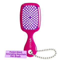 FHI Heat UNbrush Super Mini Hair Brush Keychain — Collectible Miniature Charm for Bags and Keys — Accessory for Beauty Lovers