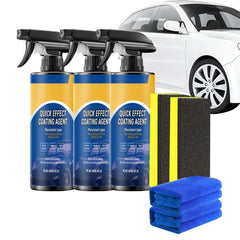 Nano Quick Coat Restore, Quick Effect Coating Agent Spray for Cars, Waterless Wash, Cars Scratch Wax Polish Spray for Shine & Protection (2PCS)
