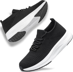Womens Slip on Walking Shoes Comfort Sock Shoes Non Slip Mesh Casual Running Sneakers