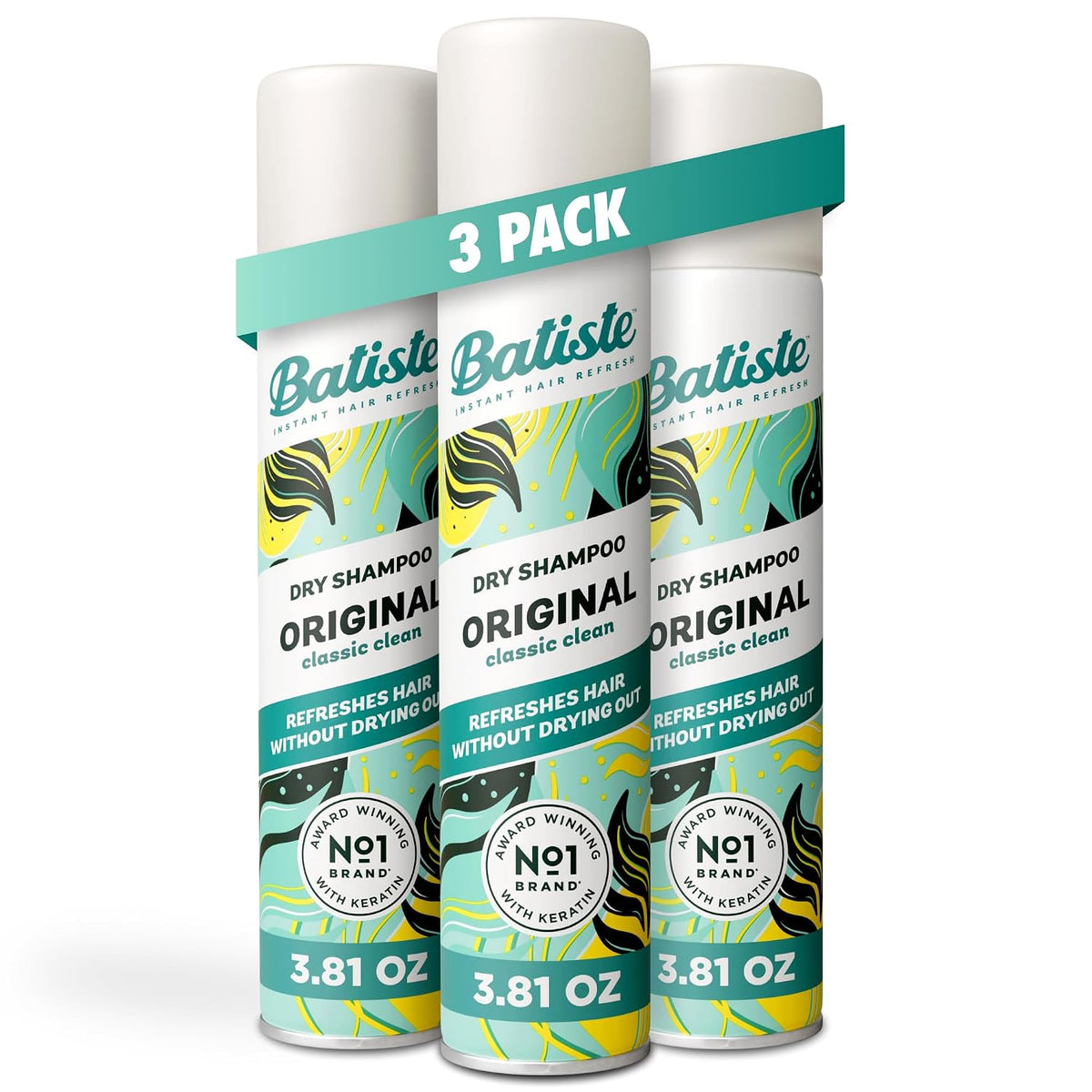 Batiste 3 Piece Dry Shampoo Set, Original