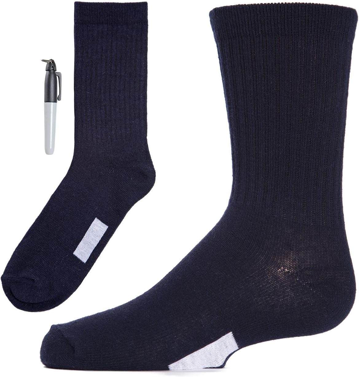 MeMoi Write On Camp Kids Cotton Blend Crew Sock 3-Pack