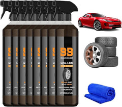 2025 Upgraded Bronze Bomber Wheel Cleaner, Tire Cleaner,- Safe on Chrome and All Wheel Finishes - Brake Dust, Dirt, Browning, Grease, and Grime Remover (US Stock) (2)