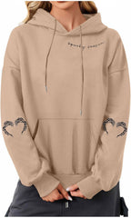 Halloween Sweatshirts for Women Oversized Long Sleeve Pullover Hoodies Casual Graphic Printed 2025 Trendy Hoodies