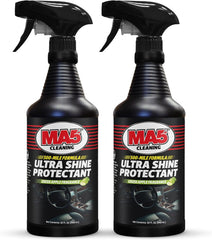 MA5X Ultra Shine Protectant | Car Interior Cleaner | Multi-Surface Car Interior Protectant with Green Apple Scent | UV Resistant | 32oz Spray Bottle | Pack of 1