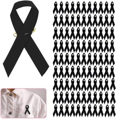 100 PCS Breast Cancer Awareness Pink Ribbon Pin Breast Cancer Gifts for Women Girls Charity Social & Public Event Public Welfare Party Supplies Memorials Activity
