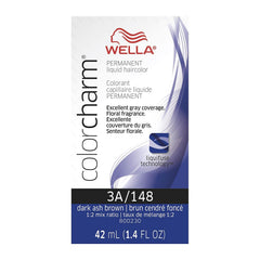WELLA Color Charm Permanent Liquid Hair Color for Gray Coverage, Brown