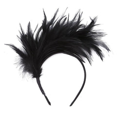 Fashion Hairband Feathers Headband Tea Party Cocktail Wedding Headpiece