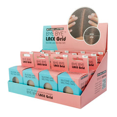 STUDIO LIMITED Fake Scalp Tape Lace Wig Grids and Knots Eraser Silicone Melting Tape, Bye Bye Lace Grid HD Natural Hide Cover Skinlike Durable Breathable Reusable Ultra-Thin Non-Slip Tape (Natural)