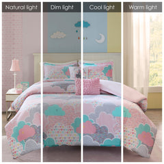 Intelligent Design Kids Cloud Cotton Printed Duvet Cover Set