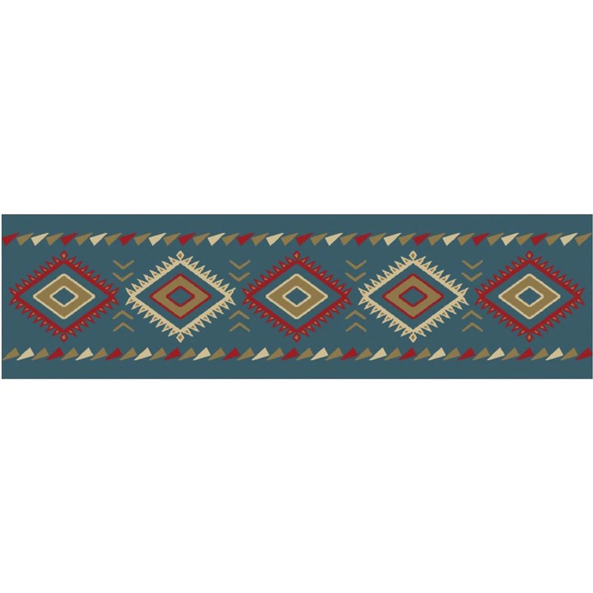 Cozy Cabin Diamonds Tread Non Skid Lodge Stair Treads 9"x30"