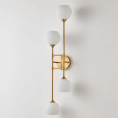 KAWOTI 4-Light Dimmable Large Armed Wall Sconce - W35.75" * H6.75"