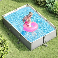 Costway 978 Gal Outdoor Family Swimming Pool with Metal Frame - See Details