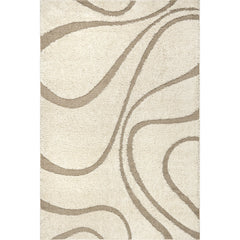 Nuloom Krista Contemporary Swirls Shag Area Rug