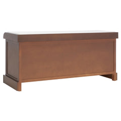 SAFAVIEH Mozella 3-Drawer Cushion Bench - 42" W x 15" D x 20" H - 42Wx15Dx20H