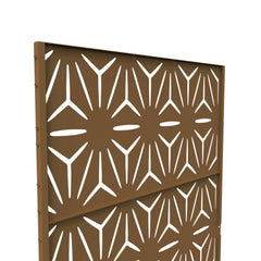 Outdoor Free Standing Metal Privacy Screen