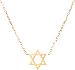 Stainless Steel Megan David Necklace for Women | Menorah | Hebrew Chai Charm Choker | Map Of Israel | Jewish Symbol Protection Jewelry Include a Gift Box