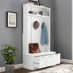 Crosley Ellison Hall Tree - 42.5"W x 18"D x 74.13"H