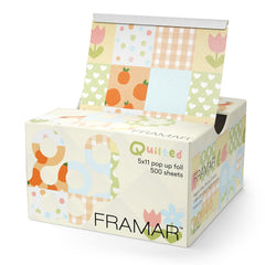 Framar Plaid Hair Foils For Highlighting - Pop Up Hair Foil For Hair Highlighting, Highlight Foils For Hair, Aluminum Foil Sheets, Salon Foils For Hair Stylist, Non Slip 500 Pop Up Foil Sheets