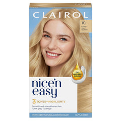 Clairol Nice'n Easy Permanent Hair Dye, 8S Soft Silver Hair Color, Pack of 1