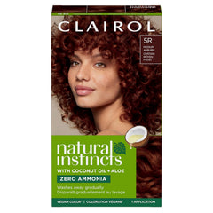Clairol Natural Instincts Demi-Permanent Hair Dye, 6R Light Auburn Hair Color, Pack of 1