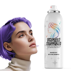 Green Temporary Hair Color Spray - Gentle Formula, Washable & Non-Sticky | Instant Hair Dye Alternative for Adults | Halloween, Costume, Party Makeup, 150ml