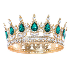 Silver Queen Crown for Women Crystal Tiara for Girl Rhinestone Wedding Headband for Bride Hair Accessories for Costume Birthday Party Prom Gifts
