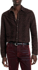 John Varvatos Men's Haven Western Shirt