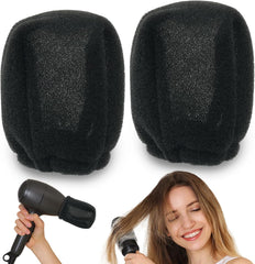 2Pcs Sock Diffuser for Hair Dryer - Compact and Portable (4.7x3.9") Travel Hair Dryer Diffuser Sock‌ Made of Soft, Heat-Resistant and Flexible Foam, Tear-Resistant and Reusable