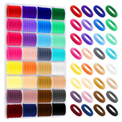 860Pcs Hair Accessories Set for Woman, Bow Hair Clips Hair Scrunchies Bobby Pins Claw Hair Clips Seamless Cotton Ponytail Holders Hair Ties Rubber Elastic Hair Bands with Organizer Box