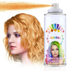 Black Hair Spray,Temporary Hair Color Wax,Azonbey Hair Wax Dye Pomades,Washable Root Touch Up Hair Color Natural Hair Dye for Party,Hollowen,Cosplay. (Black, 120ml)