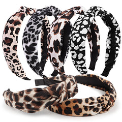 Headbands for Women Girls - 6PCS Stylish Top Knotted Headbands - Knotted Headband for Women - Head Bands Wide Hairband Hair Accessories