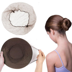 Hair Net 100Pcs 20Inch Packed Individually High Elastic Nylon Edge Invisible Hair Nets for Women Buns Food Service Dancer Cooking Wigs(100Pcs,Light Brown)