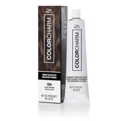 COLORCHARM Permanent Cream Hair Dye | Brown Hair Color | Medium to Golden Caramel, Cool Natural, Brunette Shades | 100% Gray Coverage | Vegan, Free of Phthalates & Parabens | 2 oz.