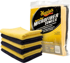 Meguiar's Supreme Shine Microfiber Towels for Cars, Ultra-Plush Car Microfiber Towel Set for Quickly Removing Product Without Leaving Swirls on Paint, Glass, Plastic, or Chrome - 3 Pack (Pack of 12)
