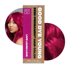 Good Dye Young Semi-Permanent Hair Color, Vegan and Cruelty-Free Purple Hair Dye, Last up to 24 Washes, Non-Damaging Conditioning Hair Color (5FL OZ, Wisteria)