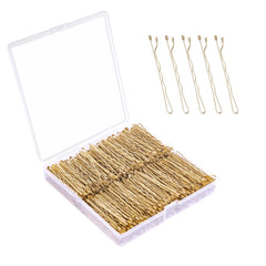Bobby Pins 360 Pcs Brown Blonde Black Hair, 2 Inch Premium Secure Hold, Bulk with Storage Box, Women & Girls Styling