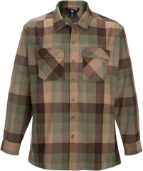 Vertx Last Line Mens Long Sleeve Plaid Flannel Tactical Shirt with Pockets Built for Concealed Carry, CCW, and Daily Wear