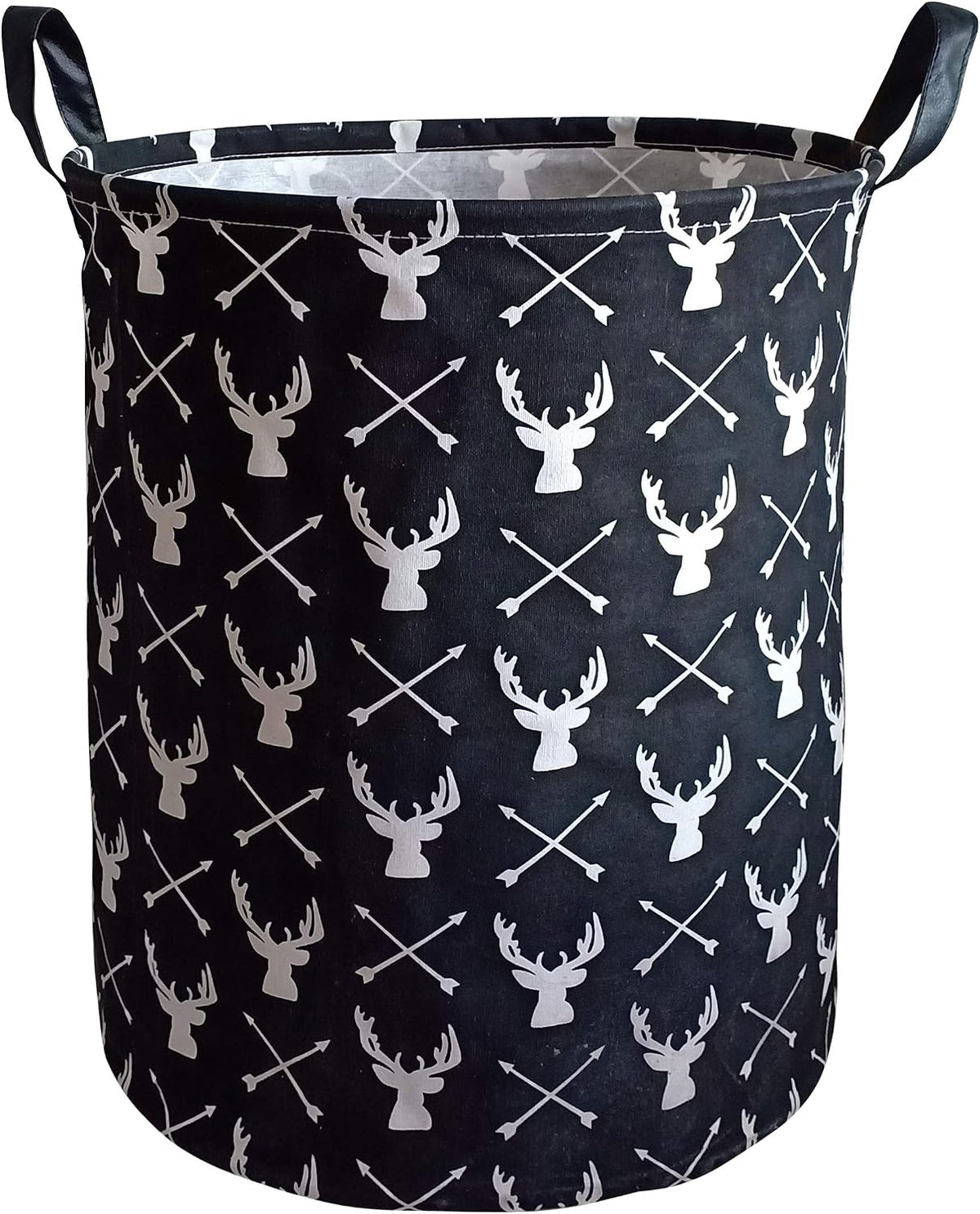 KUNRO Laundry Basket Nursery Hamper Kids Storage Bin Baby Toy Organizer Box Mother's Day Gift Basket for Room Decor