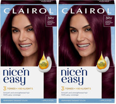 Clairol Nice'n Easy Permanent Hair Dye, 4R Dark Auburn Hair Color, Pack of 1
