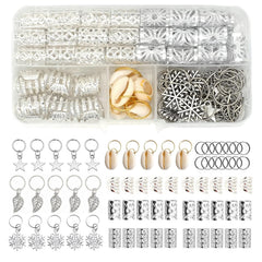 102 Pieces Dreadlocks Loc Hair Jewelry for Women Braids Hair, 20 Pieces Loc Jewelry Accessories for Braiding Hair, Big Braids Hair Rings for Dreadlocks